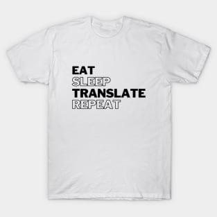 Translator Language Lover Design T-Shirt